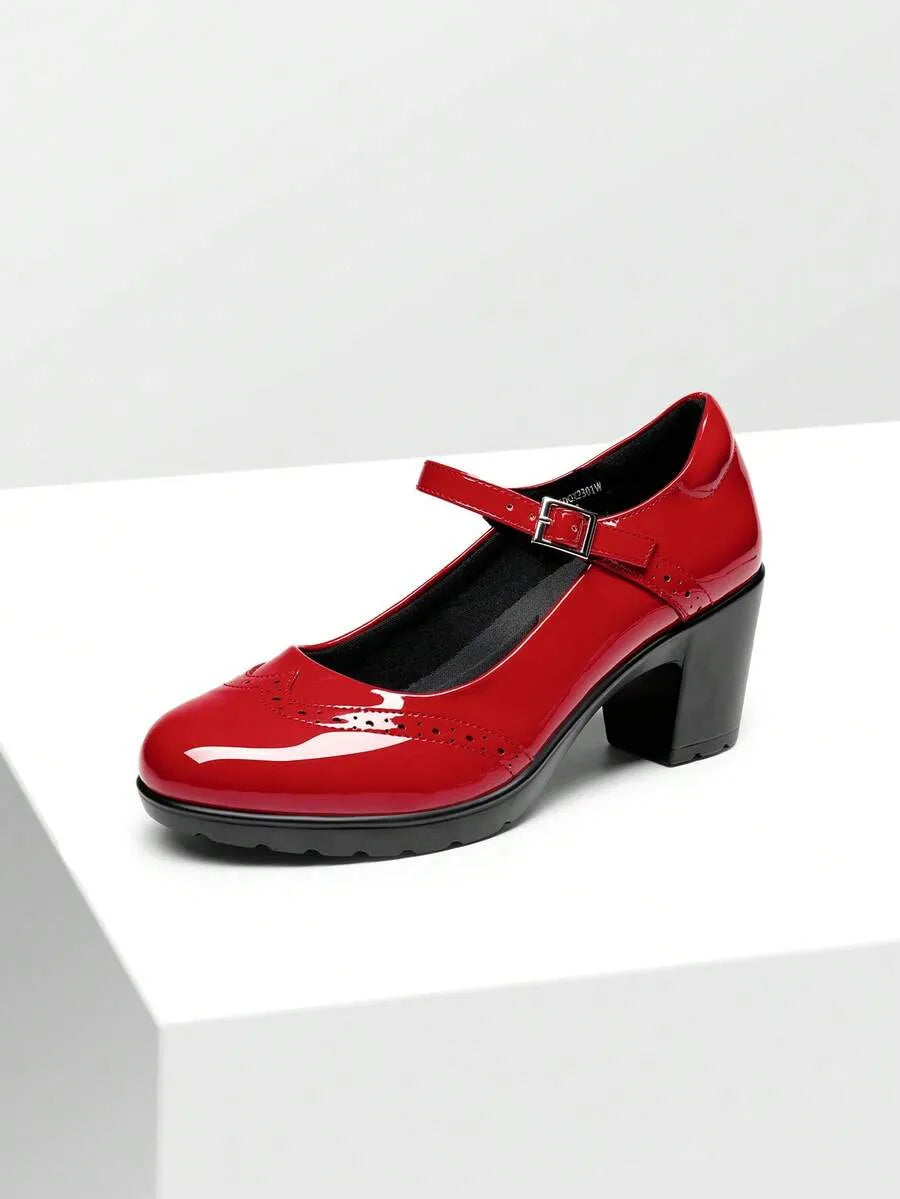 Zapatos mary jane confort oficina