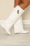 Botas doble capa blanco