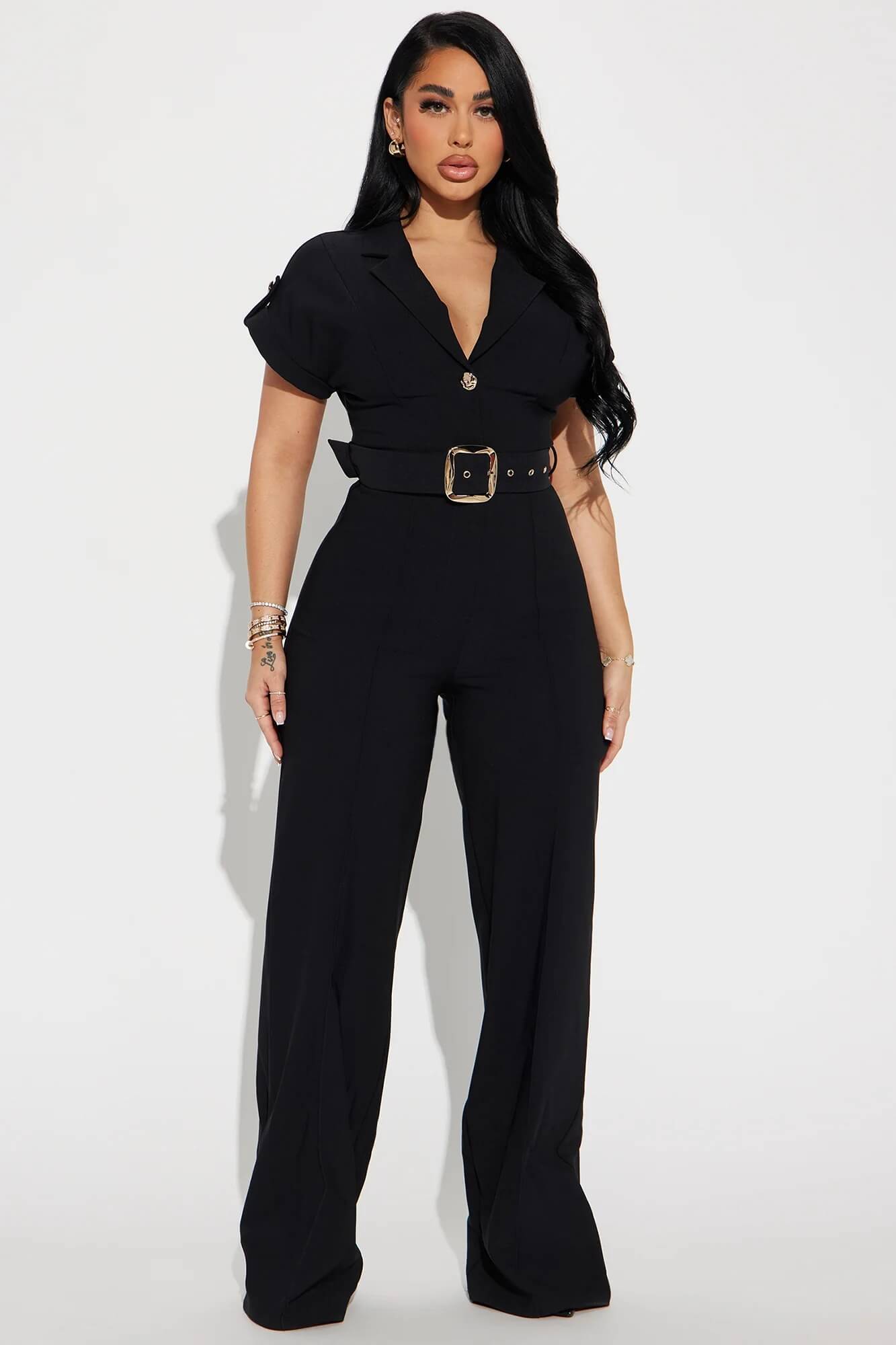 Jumsuit detalle broche