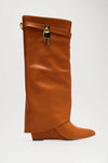 Botas doble capa camel