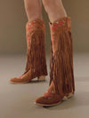 Botas altas occidentales de mujer