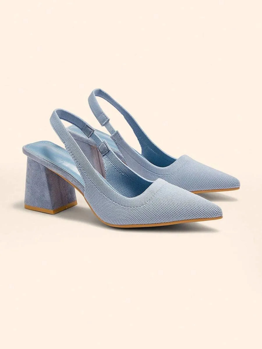 Zapatos de tiras con tacón grueso