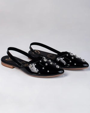 Baletas de tachuela con elástico