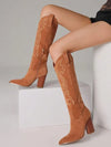 Botas vaqueras  rodilla para mujer