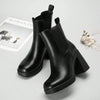 Botines de plataforma de taco grueso