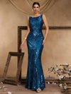 Vestido de gala elegante sin mangas