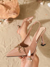 Tacones altos de stiletto de punta fina
