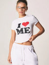 Camiseta de algodón de cuello redondo