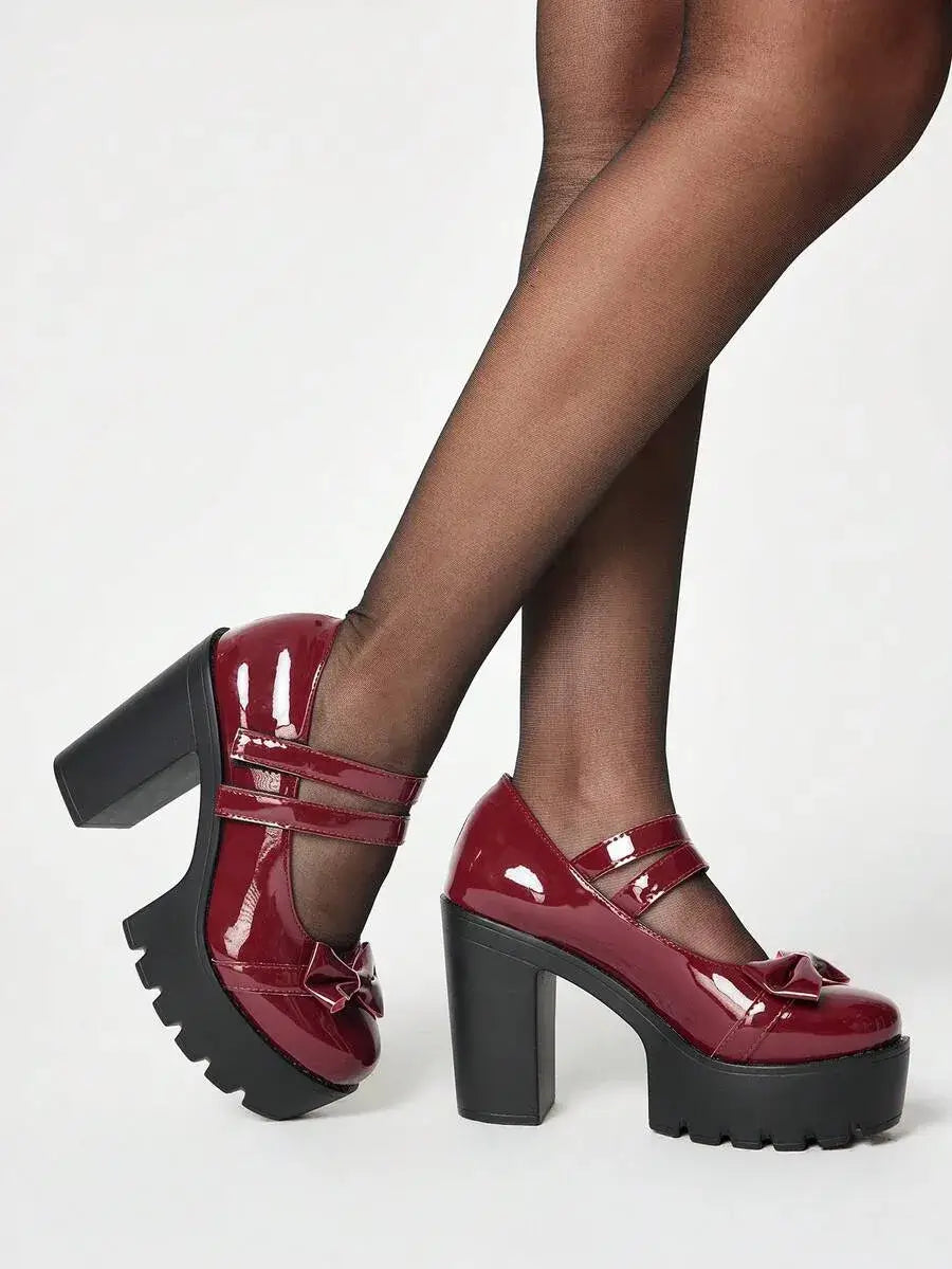 Zapatos góticos de estilo punk rock
