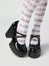 Zapatos de tacón alto estilo dark rock