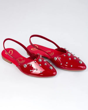 Baletas de tachuela con elástico