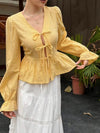 Camisa holgada de estilo vacacional