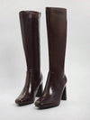 Botas altas de mujer de puntera cuadrada