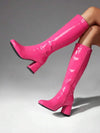 Botas altas para mujer de unicolor