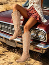 Botas vaqueras vintage bordadas