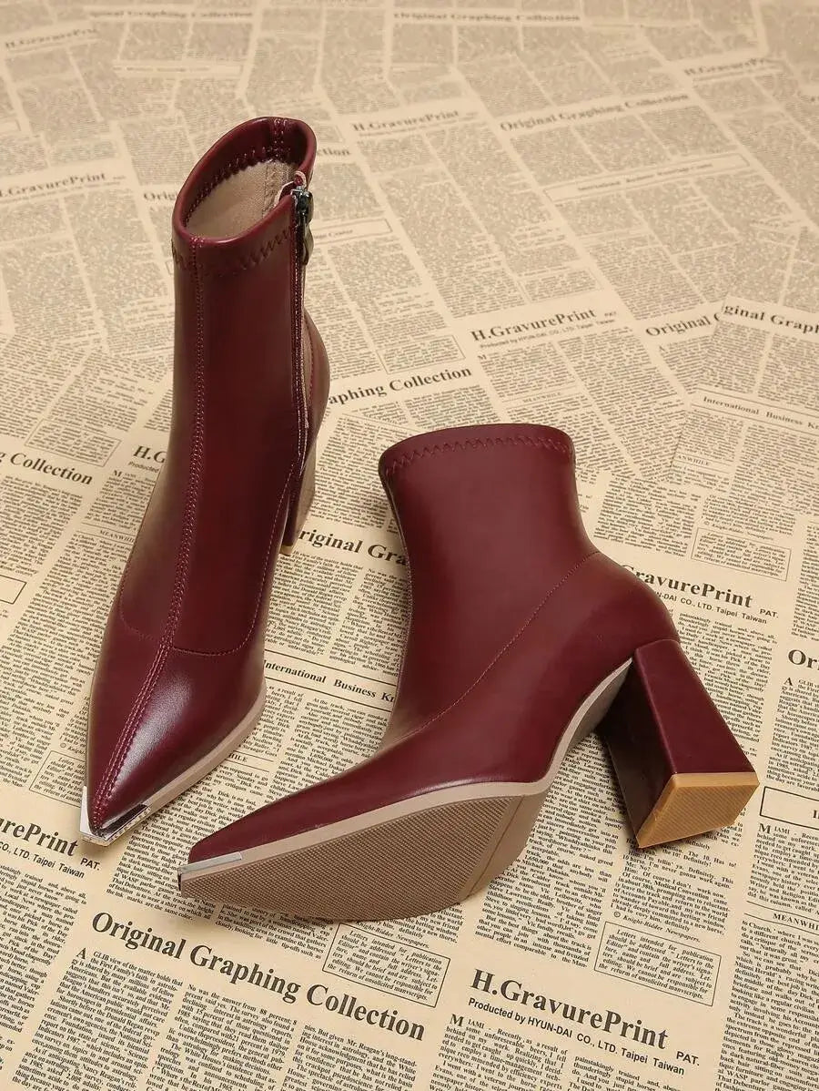 Botines de mujer de punta