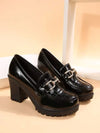Mocasines de mujer con hebilla de rhinestone