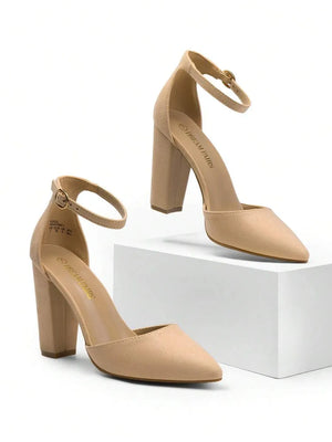 Zapatos de tacón alto con correa