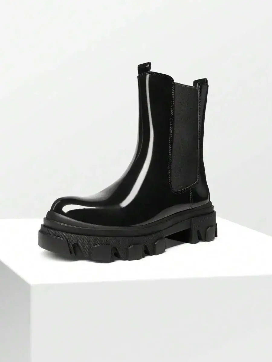 Botas de moda de mujer Slip on