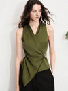 Top con cuello en V