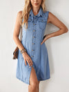 Vestido de verano casual de mujer de mezclilla