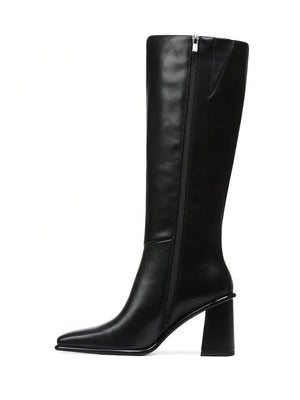 Botas altas para mujer con cremallera lateral