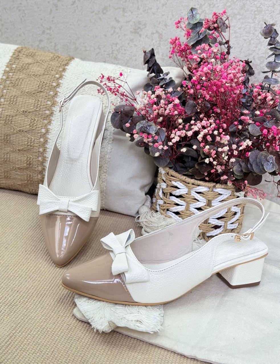 Zapato tacón de Cuero