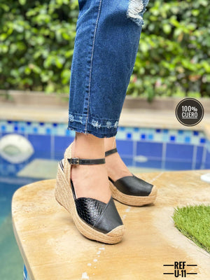 Sandalias plataforma yute