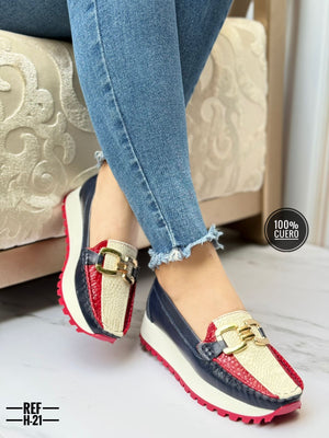 Mocasines de Cuero