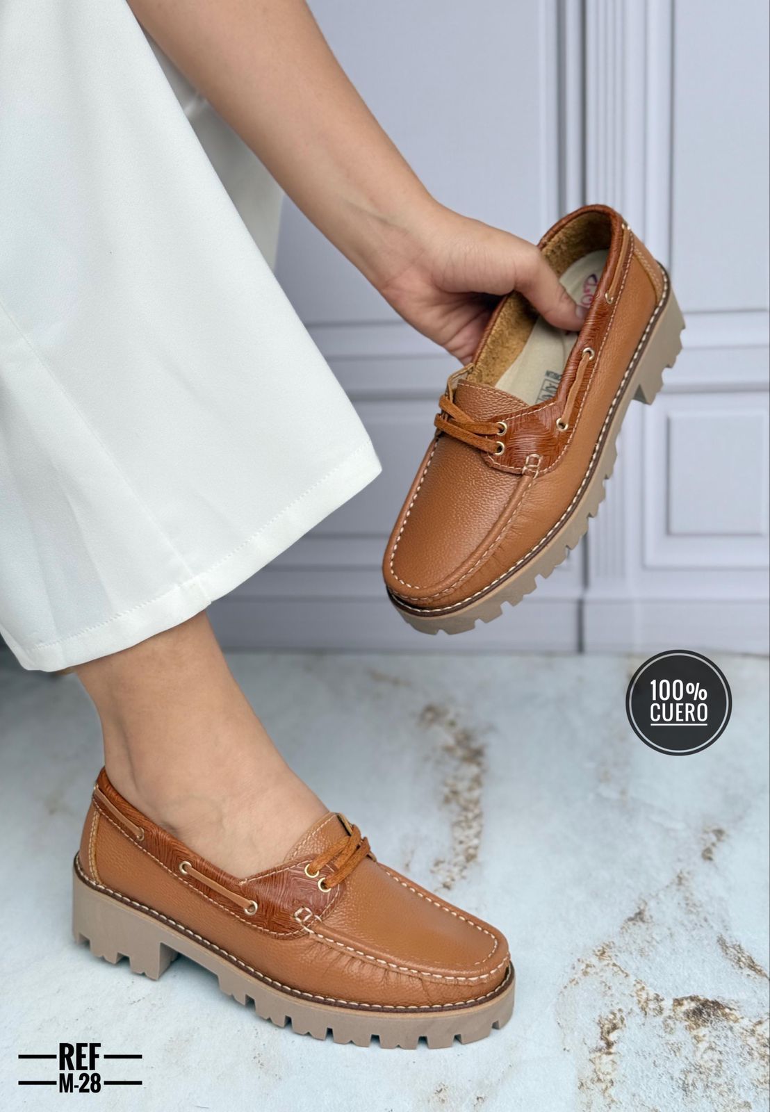 Mocasines de Cuero