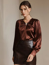 Blusa diseño elegante manga larga