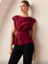 Blusa cinta decorativa