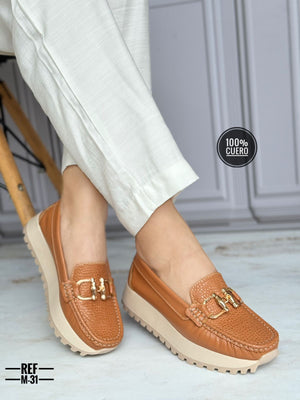 Mocasines de Cuero