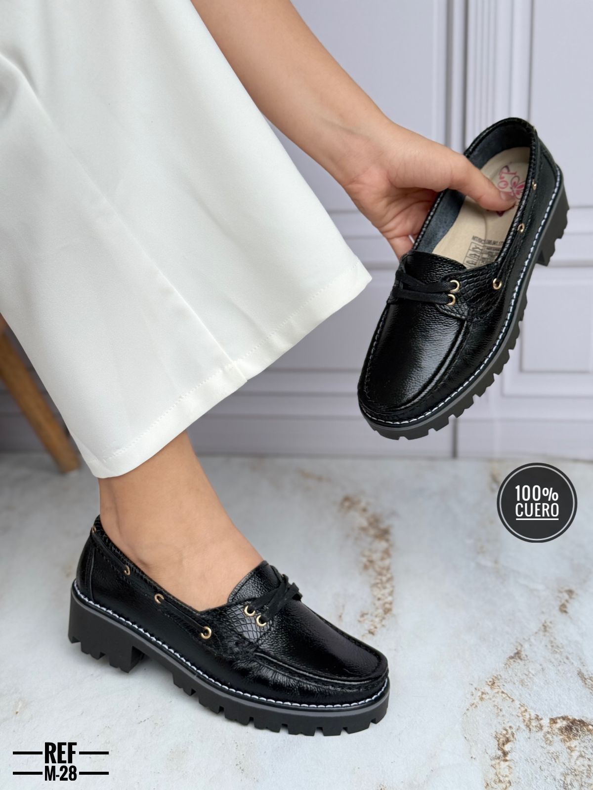 Mocasines de Cuero