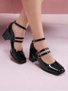 Zapatos de 3 tiras mary jane