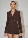 Blazer manga larga elegante