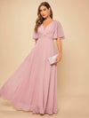 Vestido dama de honor rosa