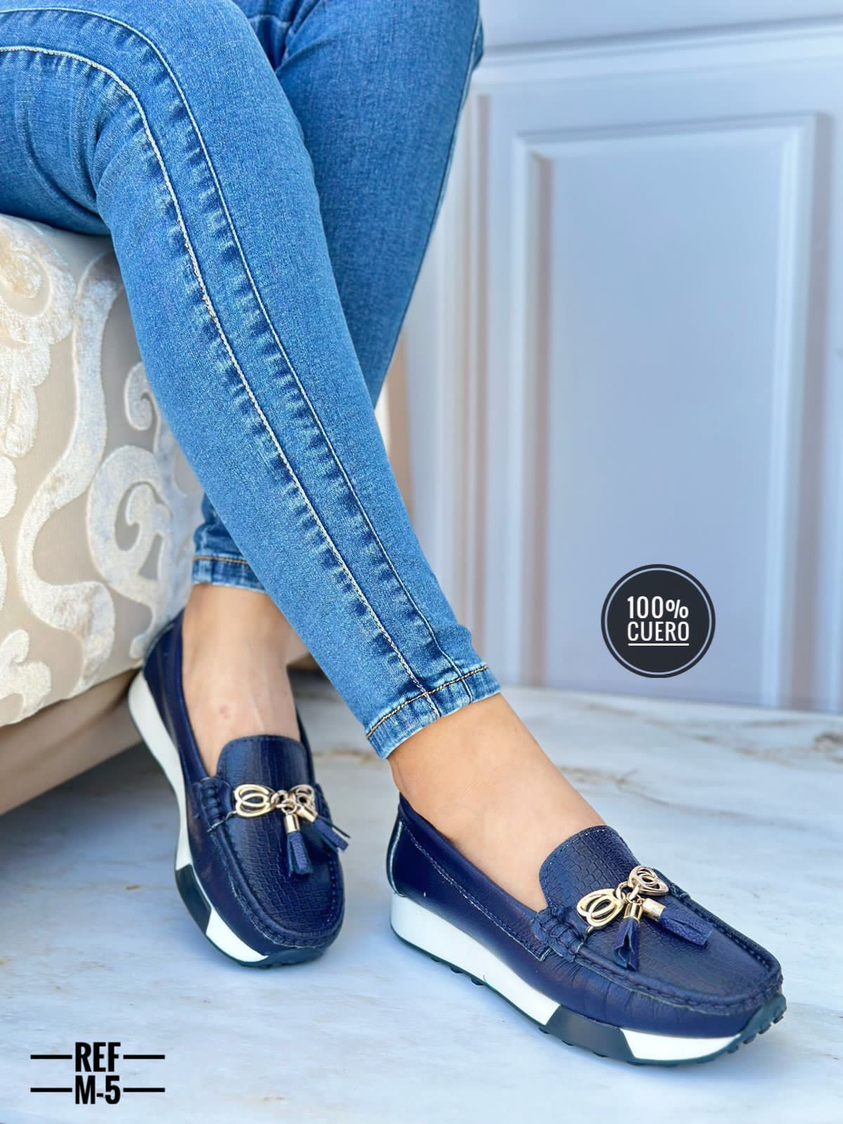 Mocasines de Cuero