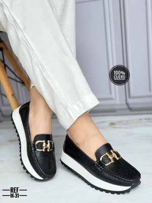 Mocasines de Cuero