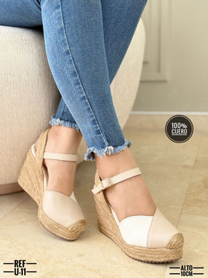 Sandalias plataforma yute