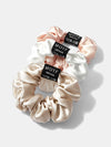 Juego de 3 scrunchies en seda