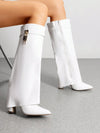 Botas doble capa punteadas