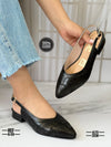 Zapato tacón de Cuero