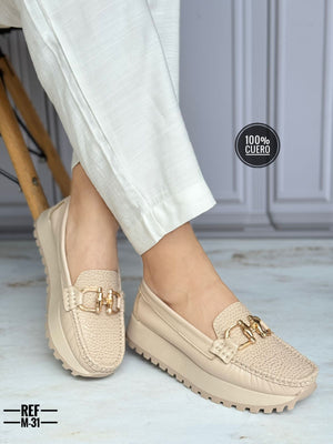 Mocasines de Cuero