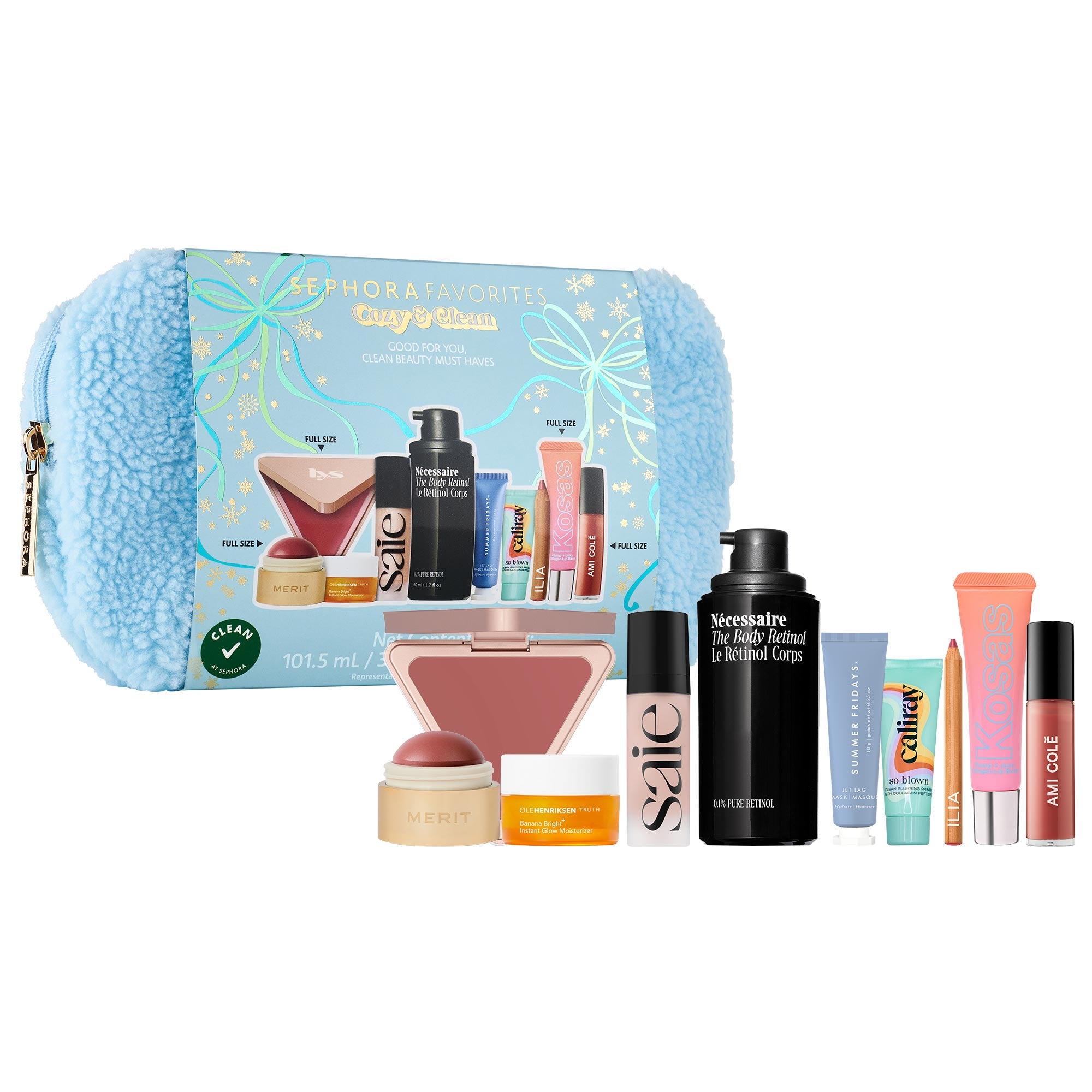 Sephora Cozy and Clean Makeup and Skincare Set