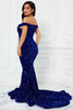 DELUXE Alora Sequin Maxi Gown